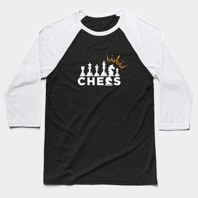 Chess T-shirt Baseball T-Shirt by CoolFuture